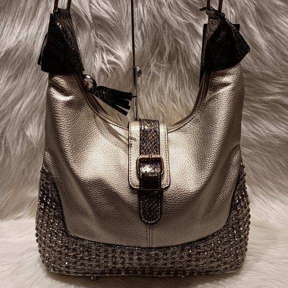 Gold Rhinestone Decorative Hobo - Picture 1 of 11